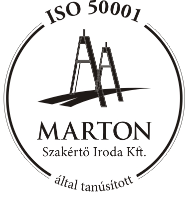 MARTON Tanúsítvány 50001 logó